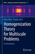 Cover: Homogenization Theory for Multiscale Problems - Springer