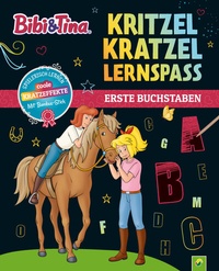 Abbildung von: Bibi & Tina Kritzel-Kratzel-Lernspaß: Erste Buchstaben - Schwager & Steinlein