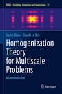Cover: Homogenization Theory for Multiscale Problems - Springer