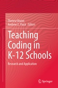 Cover: Teaching Coding in K-12 Schools - Springer
