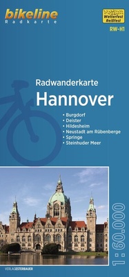 Abbildung von: Radwanderkarte Hannover RW-H1 - Esterbauer
