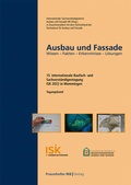 Cover: Ausbau und Fassade - Fraunhofer IRB Verlag