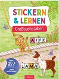 Cover: Stickern & Lernen - Gro&szlig;buchstaben - arsEdition