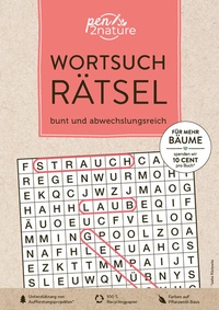 Abbildung von: Wortsuchrätsel  bunt und abwechslungsreich - pen2nature