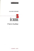 Cover: Ecrire - Calmann-Levy