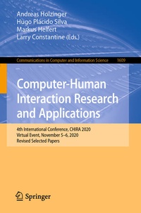 Enlarge image Cover: Computer-Human Interaction Research and Applications - Springer