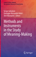 Cover: Methods and Instruments in the Study of Meaning-Making - Springer