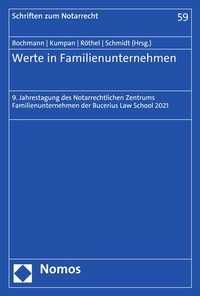 Abbildung von: Werte in Familienunternehmen - Nomos