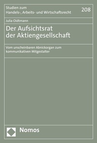 Abbildung von: Der Aufsichtsrat der Aktiengesellschaft - Nomos