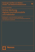 Cover: Online-Werbung, digitale Gesch&auml;ftsmodelle und Adblocker - Nomos