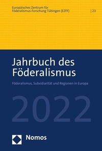 Abbildung von: Jahrbuch des Föderalismus 2022 - Nomos