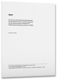 Abbildung von: NDAV Gas - Niederdruckanschlussverordnung - VDE Verlag