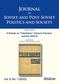 Cover: Journal of Soviet and Post-Soviet Politics and Society - ibidem