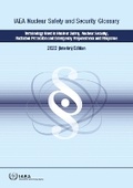 Cover: IAEA Nuclear Safety and Security Glossary, 2022 (Interim) Edition - IAEA