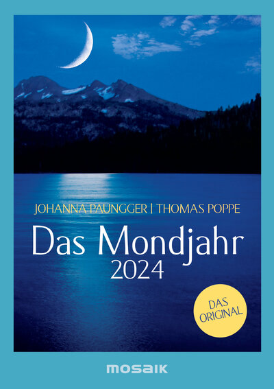 Abbildung von: Das Mondjahr 2024 - s/w Taschenkalender - Mosaik