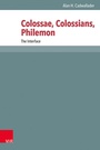 Cover: Colossae, Colossians, Philemon - Vandenhoeck & Ruprecht