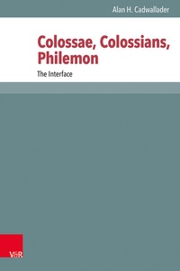 Abbildung von: Colossae, Colossians, Philemon - Vandenhoeck & Ruprecht