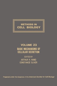 Enlarge image Cover: Basic Mechanisms of Cellular Secretion - Academic Press