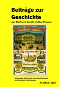 Cover: Die Gelbe Reihe / Beitr&auml;ge zur Geschichte aus Stadt und Landkreis Nordhausen - Druck und Verlag Iffland