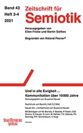 Cover: Zeitschrift f&uuml;r Semiotik / Und in alle Ewigkeit ... Kommunikation &uuml;ber 10000 Jahre - Stauffenburg