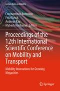 Cover: Proceedings of the 12th International Scientific Conference on Mobility and Transport - Springer