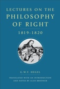 Cover: Lectures on the Philosophy of Right, 1819-1820 - University of Toronto Press