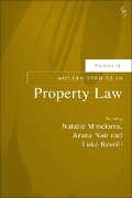 Cover: Modern Studies in Property Law, Volume 12 - Hart Publishing