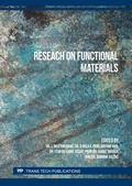 Cover: Research on Functional Materials - Trans Tech Publications Ltd