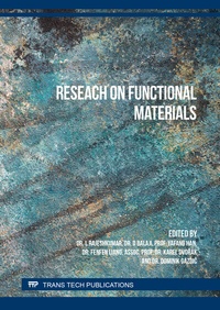 Enlarge image Cover: Research on Functional Materials - Trans Tech Publications Ltd