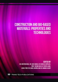 Enlarge image Cover: Construction and Bio-Based Materials: Properties and Technologies - Trans Tech Publications Ltd