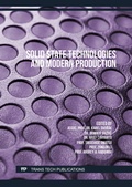 Cover: Solid State Technologies and Modern Production - Trans Tech Publications Ltd