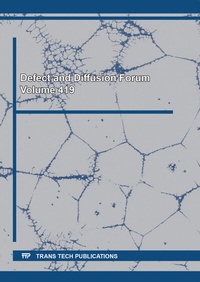 Abbildung von: Defect and Diffusion Forum Vol. 419 - Trans Tech Publications Ltd