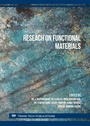 Cover: Research on Functional Materials - Trans Tech Publications Ltd