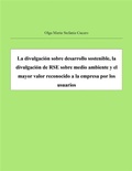 Cover: La divulgaci&oacute;n sobre desarrollo sostenible, la divulgaci&oacute;n de RSE sobre medio ambiente y el mayor valor reconocido a la empresa por los usuarios - ResearchFreelance