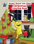 Cover: Pooks, Boots and Jesus Christmas Coloring Book - Pooks, Boots and Jesus, LLC