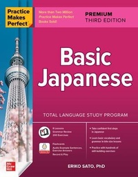 Enlarge image Cover: Practice Makes Perfect: Basic Japanese, Premium Third Edition - McGraw-Hill Education