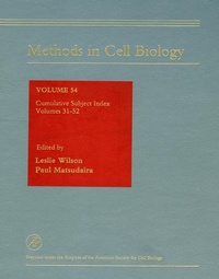 Enlarge image Cover: Methods in Cell Biology - Academic Press