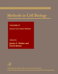 Enlarge image Cover: Animal Cell Culture Methods - Academic Press