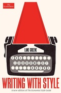 Cover: Writing with Style - Economist Books, an Imprint of Pegasus Books