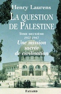 Cover: La Question de Palestine, tome 2 - Fayard