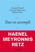 Cover: Tout est accompli - Grasset