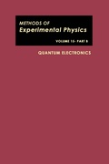 Cover: Quantum Electronics - Academic Press