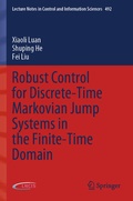 Cover: Robust Control for Discrete-Time Markovian Jump Systems in the Finite-Time Domain - Springer