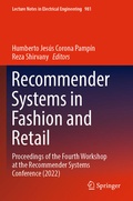 Cover: Recommender Systems in Fashion and Retail - Springer