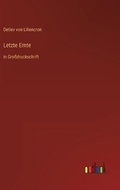 Cover: Letzte Ernte - Outlook Verlag