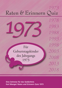 Abbildung von: Raten und Erinnern Quiz 1973 - Mangei