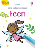 Cover: Kleine Kreativ-Werkstatt - Ganz einfach ausmalen: Feen - Usborne