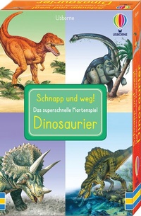 Abbildung von: Schnapp und weg! Das superschnelle Kartenspiel: Dinosaurier - Usborne