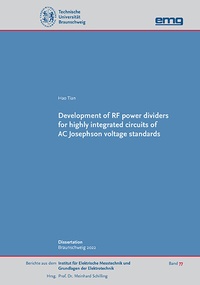 Abbildung von: Development of RF power dividers for highly integrated circuits of AC Josephson voltage standards - Mensch & Buch