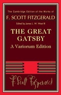 Cover: The Great Gatsby - Variorum Edition - Cambridge University Press